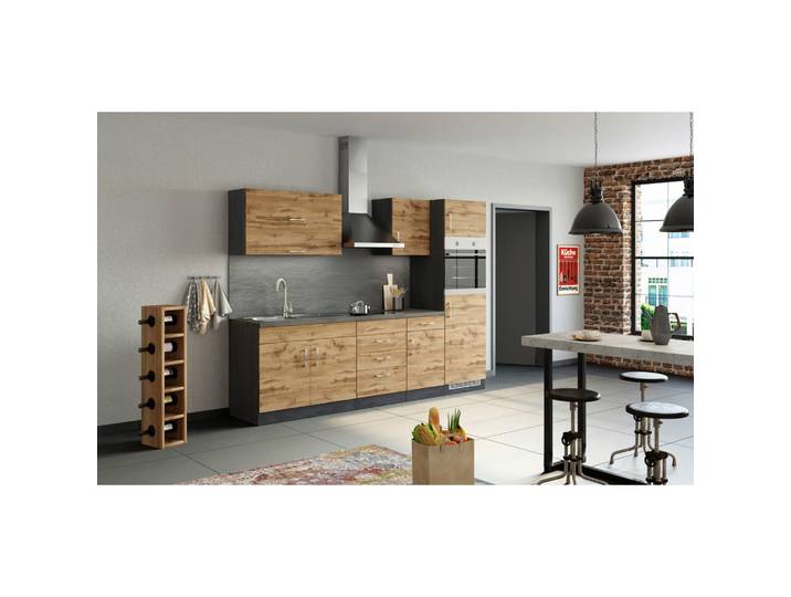 Held Küchenleerblock, Eiche, nur wie online abgebildet bestellbar, 270x200x60 cm, in den Filialen individuell planbar, Küchen, Küchenzeilen & Küchenblöcke, Küchenzeilen ohne Geräte