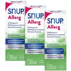 Snup Allergie Nasenspray Dreierpack 3X23 g
