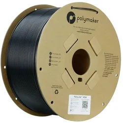 Polymaker PolyLite ASA Schwarz 2,85 mm 3.000 g (ASA, 3000 g, 2.85 mm), Filament, Schwarz