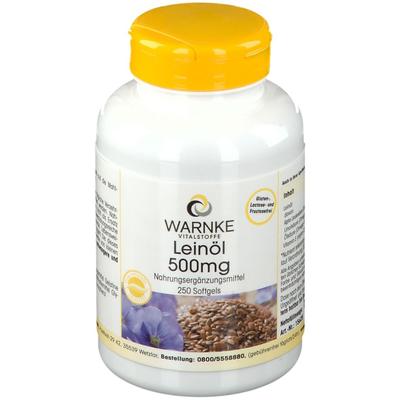 Leinöl 500 mg Kapseln 250 St