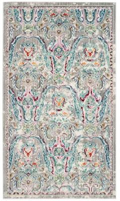 SAFAVIEH Mystique Vaxhide Watercolor Oriental Polyester Rug