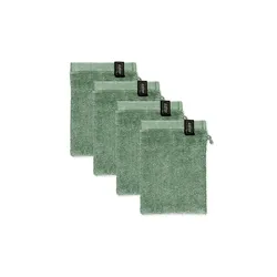 SCHÖNER WOHNEN Kollektion Waschhandschuh 4er-Set   ¦ grün ¦ Maße (cm): B: 16 H: 1,3