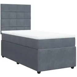 vidaXL, Boxspringbett, Erdmute (Block mit Quadraten) (120 x 200 cm)