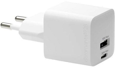 1 x USB-C 30W/1 x USB-A 18W - dbramante1928 EU Vægoplader - Hvid