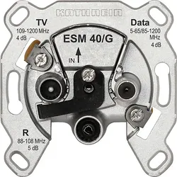 KATHREIN BK-Modem-Steckdose 3fach Einzeldose selektiv ESM 40/G