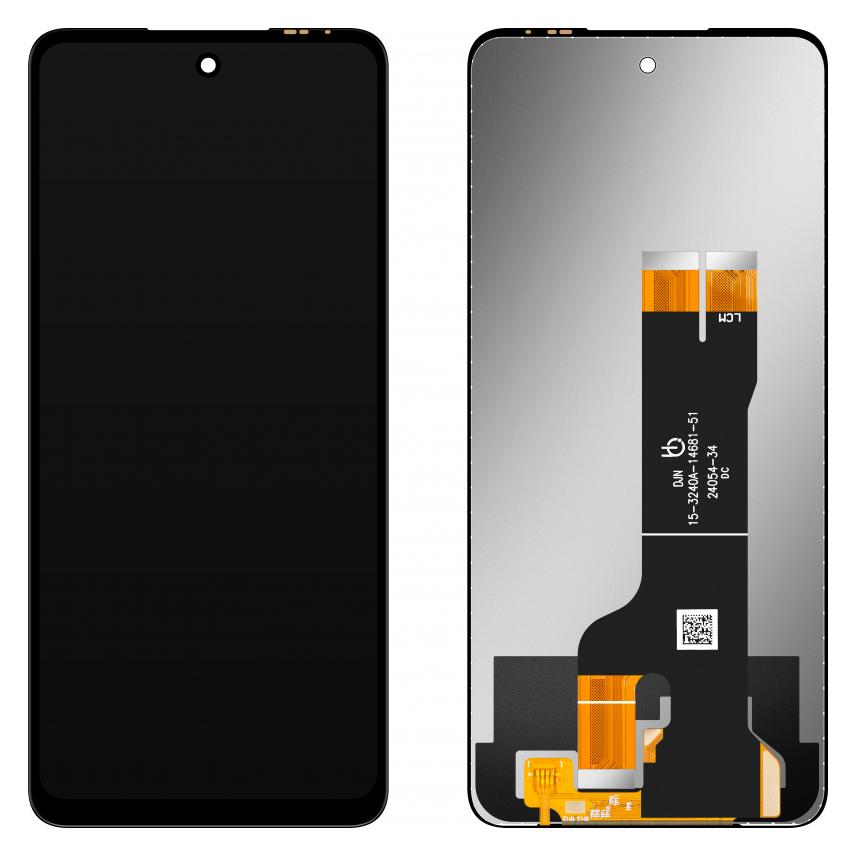 MP Display Unit fur ZTE Blade A75, w/o Frame, Aftermarket, Black (Modul) (65280302)