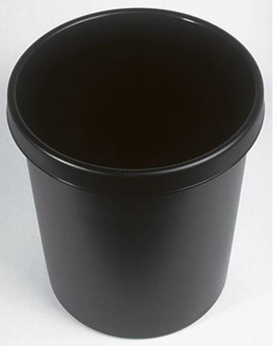 Helit the german H6106195 Papierkorb 30l (Ø x H) 35cm x 40.5cm Polyethylen Schwarz 1St.