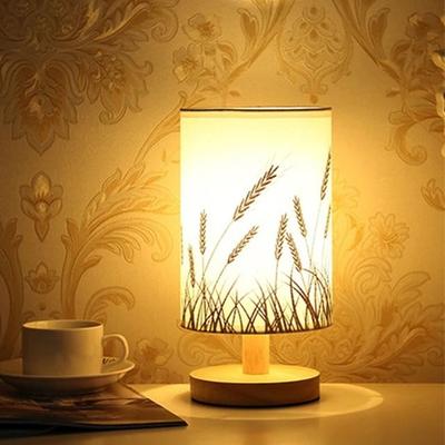 Uplifted Finds Linen Table Lamp USB Powered Touch Control Modern Nordic Bedside Lamp For Bedroom Living Room b