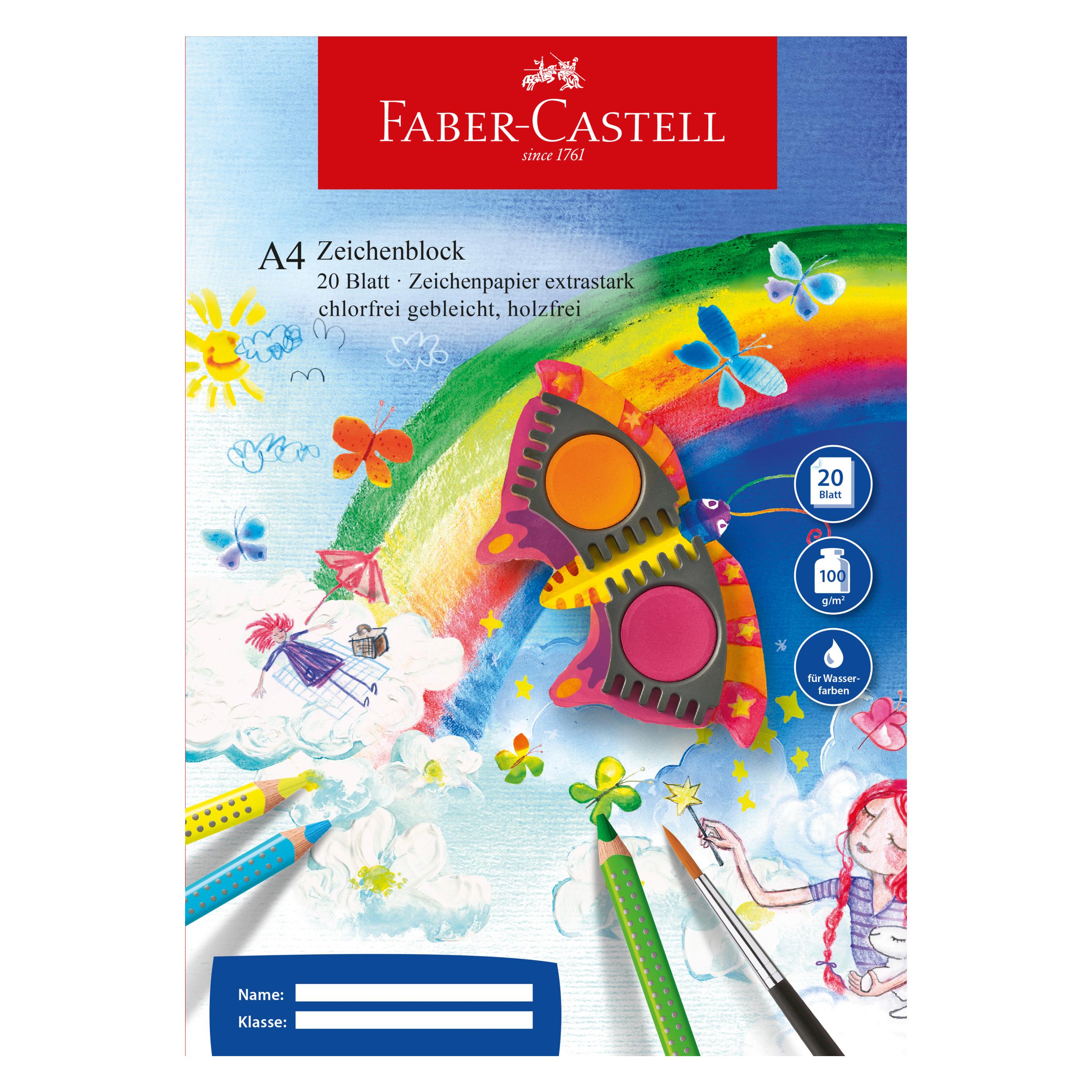 Faber-Castell Zeichenblock (A4, Blanko) (212046)