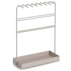 Schmuckorganizer 24 x 10 33 cm Eisen Beige