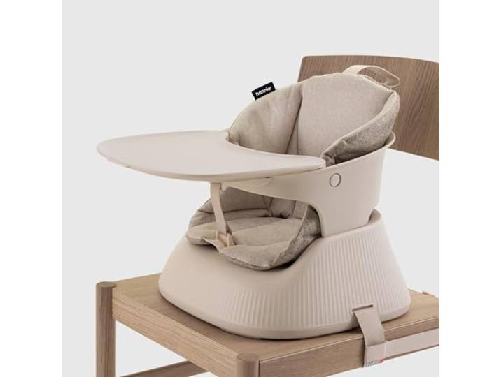 Hannie Hochstuhl The Portable High Chair Sitzerhöhung tragbar mobil universell White Sand