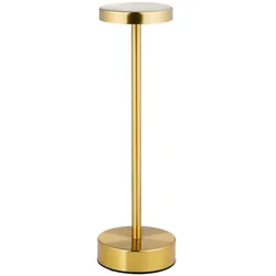 Grundig, Tischlampe, Tischlampe Gold Flacher Kopf
