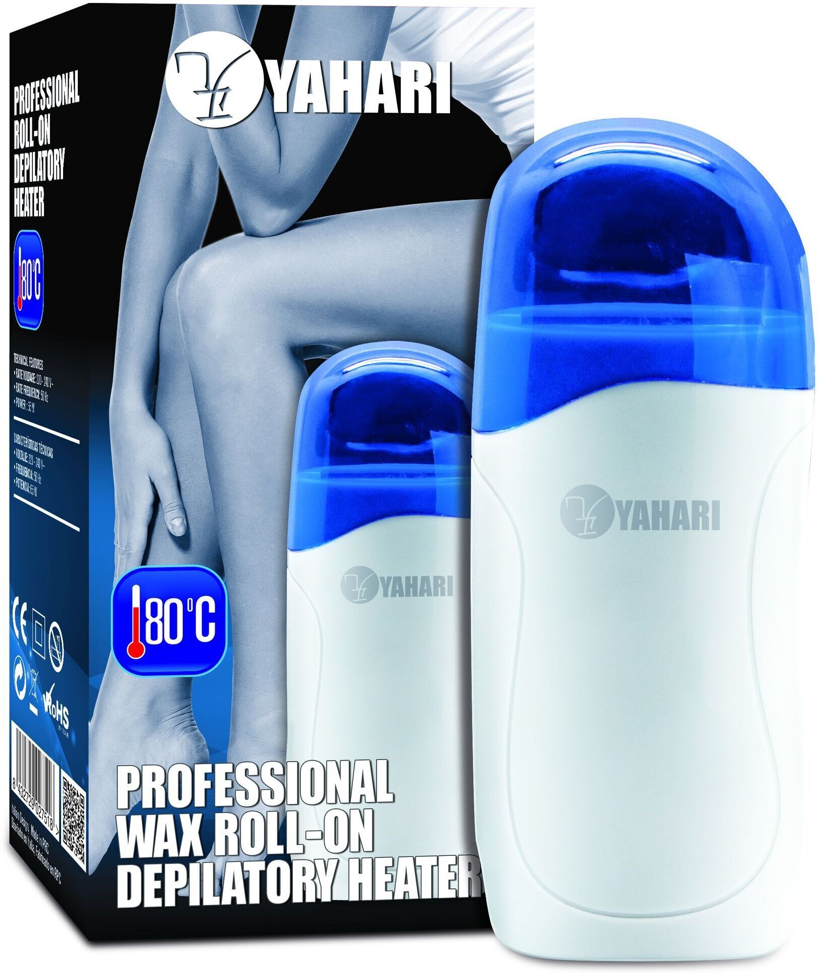 Italian Design Épilateur Roll-On pour Cire 80°   blanc - Refurbished