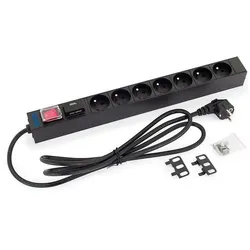 Triton RAB-PD-X11-A1 power distribution unit (PDU) 7 AC outlet(s) 1U Black, USV Zubehör