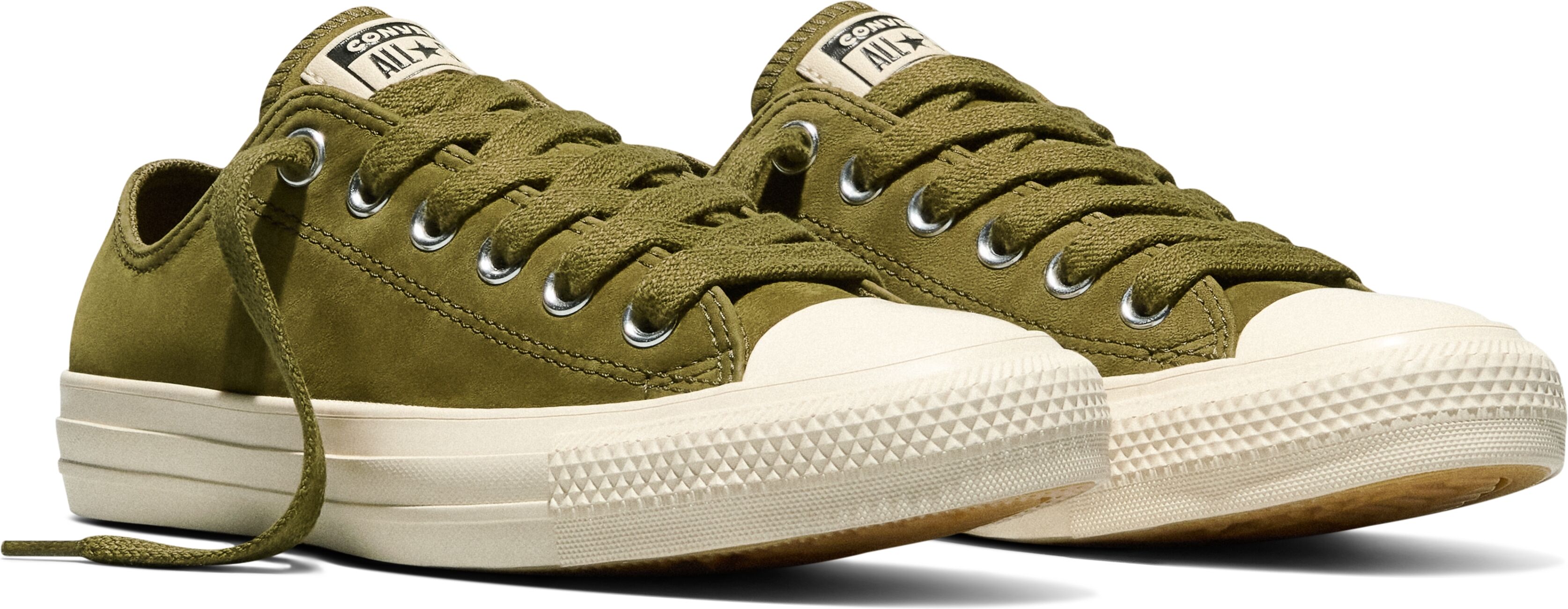 Sneaker CONVERSE "CHUCK TAYLOR ALL STAR", Damen, Gr. 41,5, grün (bog down, bog down), Textil, Schuhe Sneaker bog down, bog down 41,5
