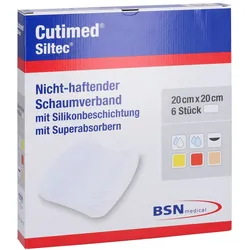 Cutimed Siltec Schaumverb.20x20 cm nicht 6 St