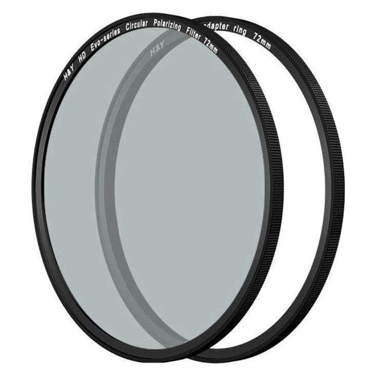 H&Y HD EVO Pol Zirkular Filter 72mm (72 mm, Polarisationsfilter) (HY-EPL72)