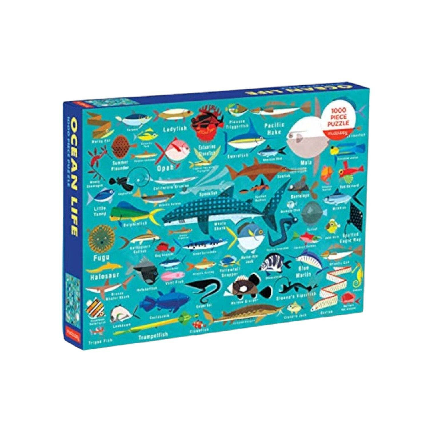 Mudpuppy Puzzel Leven in de oceaan 1000 stukjes