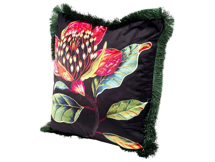 Dekokissen Jungle Leaves Multicolor 45 x 45 x 15cm Polyester