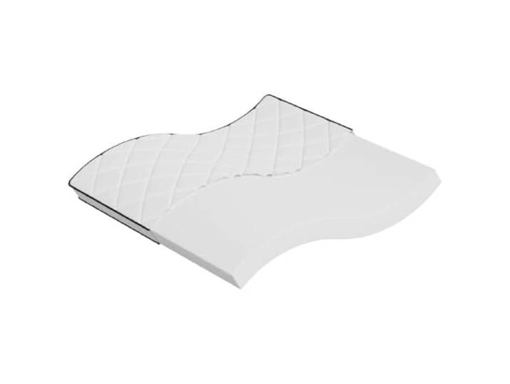 KTHLBRH Schaumstoffmatratze Mittelweich 180x200 cm mit Abnehmbarem Bezug Atmungsaktiver Stoff, hautfreundlich, langlebig, Bezug waschbar bei 40°C, rollgepackt