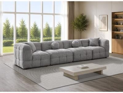 Best Quality Furniture Sectional Boucle or Leathaire Set