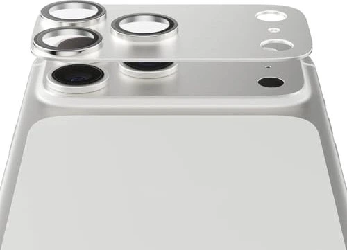 PanzerGlass FENDER Apple iPhone 17 Pro silberne schützendes Aluminium-Element für die Kamera