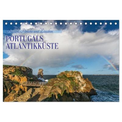 Portugals Atlantikküste (Tischkalender 2027 DIN A5 quer), CALVENDO Monatskalender