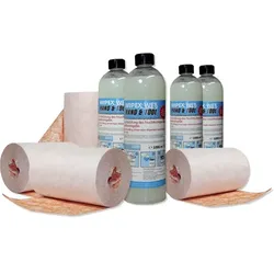 Feuchttuchspender Nordvlies WIPEX-WET Hand & Tool Nachfüllpack 4 Rollen Vliesstoff a 120 Tücher, 4x Reiniger