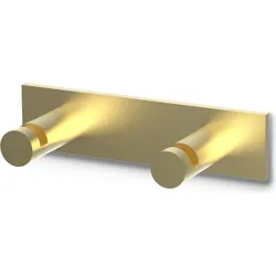Mikado Frame Haken für Handtücher mattes Messing doppelt