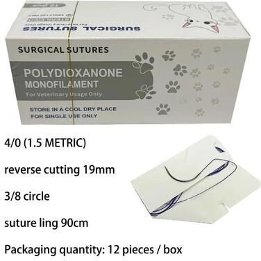 Inspire Essentials Veterinary Absorbable Suture Thread Set With Needle For Training And Demonstration 5