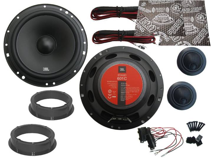 DSX JBL Lautsprecher Komplett Set für VW Touran Tür Vorne hinten Dämmung Auto-Lautsprecher (40.00 W)