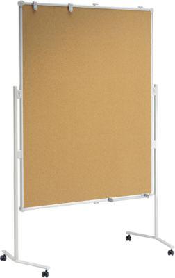 MAUL Moderationstafel Pro, B 1200 x H 1500 mm, Kork/Kork