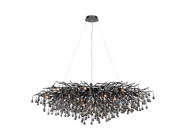 Paul Neuhaus Kronleuchter Icicle, 75x250x150 cm, Lampen & Leuchten, Innenbeleuchtung, Hängeleuchten, Kronleuchter