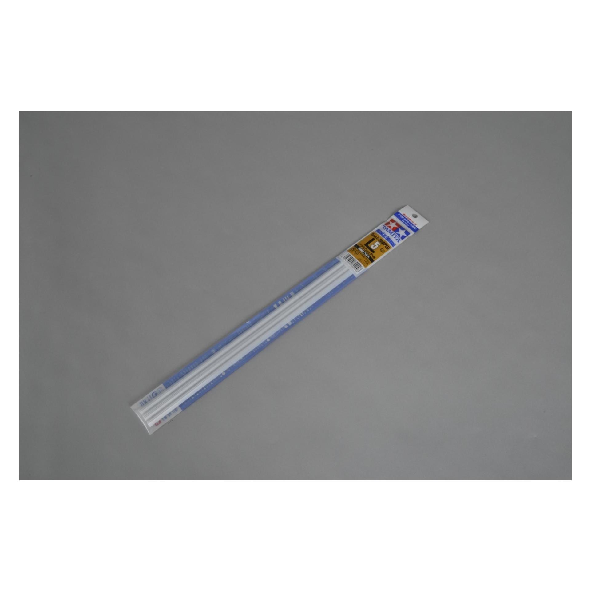 Tamiya L-Profil 5x5mm (5) 400mm weiss Kst. (300070200)