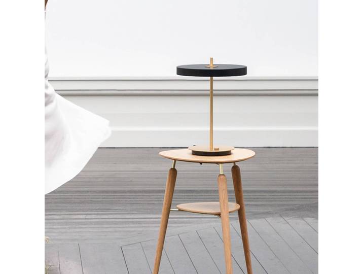 UMAGE Tischlampe Asteria Table, dimmbar, schwarz, für Wohn- / Esszimmer, Aluminium, Design, Tischlampe