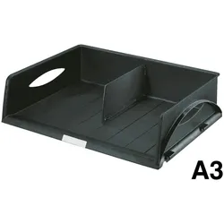 LEITZ Briefablage Sorty A3 quer Jumbo DIN A3 quer schwarz
