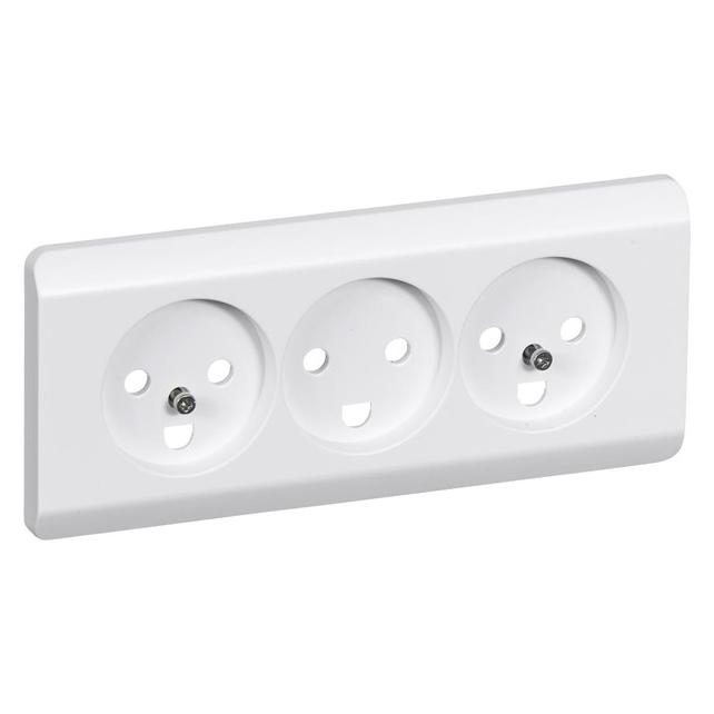 LK Opus 66 afdaekning trippel planforsaenket, Hvid (AAK500N6013)