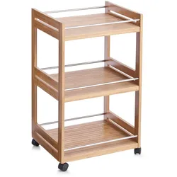 Rollwagen BAMBOO (BHT 45,70x76x38 cm) - braun - BHT 45,70x76x38 cm