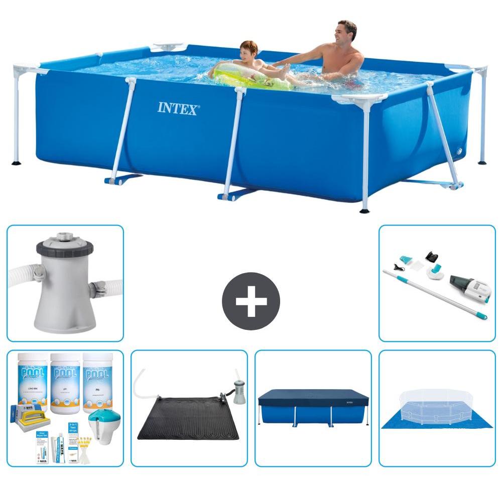 Rechteckiger Frame Pool - 260x160x65 cm - 7-teilig S21112