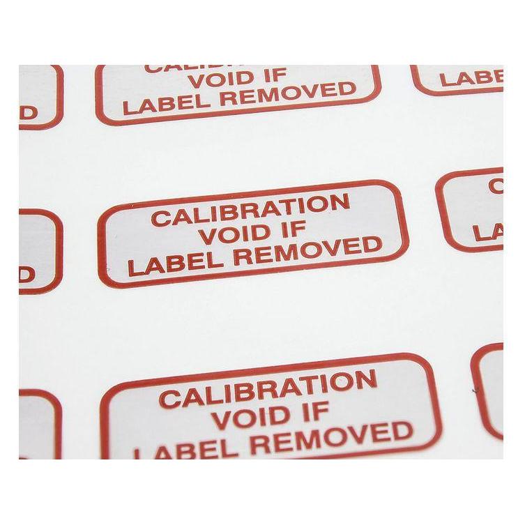 RS PRO Etikett CALIBRATION VOID (3164775)