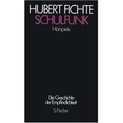 Die Geschichte der Empfindlichkeit. Paralipomena IV. Schulfunk, Belletristik von Hubert Fichte