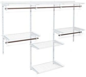 Costway Adjustable Wall Mounted Closet Rack System with Shelf