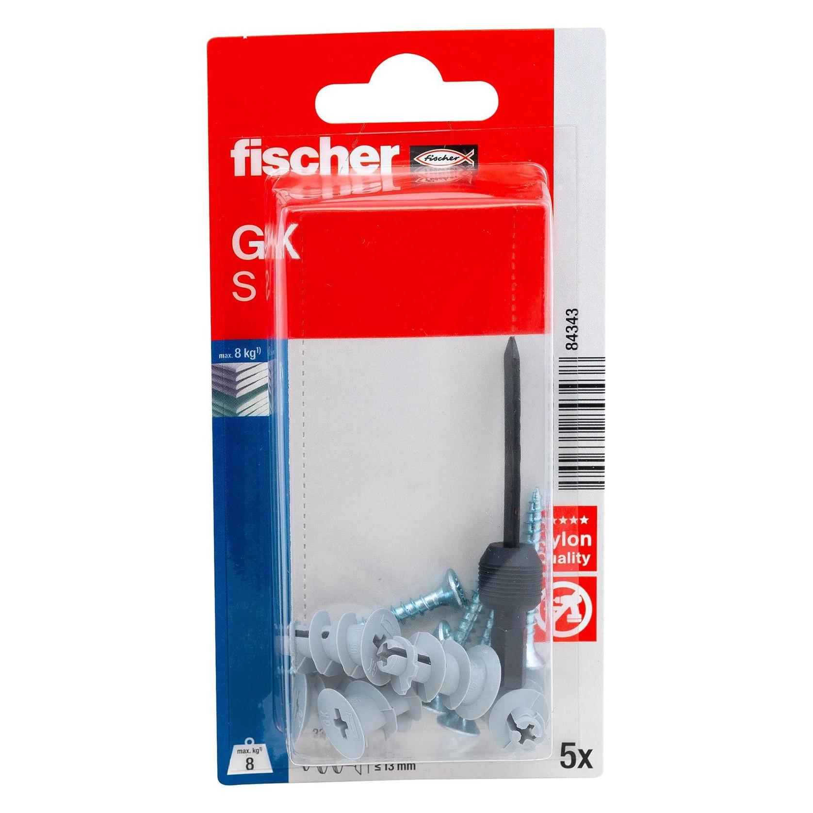 Fischer Gipskartondübel GK S K (5 Stk.) (578455)