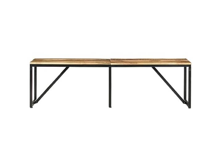 HKLGBVCR Sitzbank aus massivem Mangoholz, 160 x 35 x 46 cm
