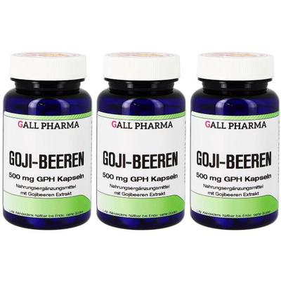 Goji Beeren 500 mg GPH Kapseln x3 3x120 St