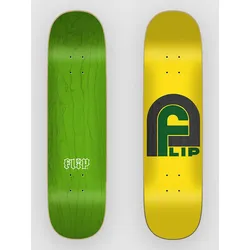 Flip Gate Logo Yellow 8.125"X31.5" Skateboard Deck uni Gr. Uni