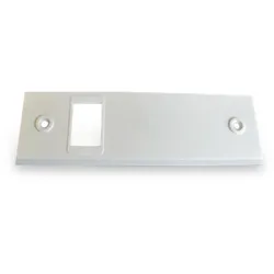 Selve Abdeckblende für Einlassgurtwickler, Lochabstand 160 mm, weiß