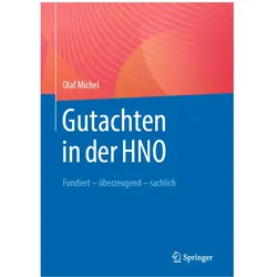 Gutachten in der HNO, Fachbücher von Olaf Michel