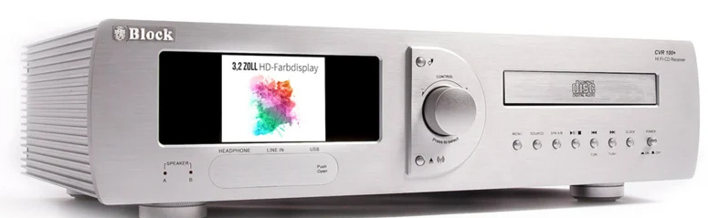 BLOCK CVR-100+ MKIII, 9,1 kg, Silber, Persönlicher CD-Player