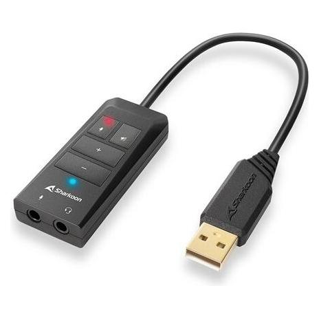Sharkoon 4044951034215 Audiokarte 7.1 Kanäle USB (USB) (4044951034215)